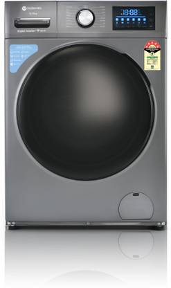 [For ICICI Bank Credit Card] Motorola 10.5 kg 5 Star Smart Wi-Fi Enabled Inverter Technology Fully Automatic Front Load with In-built Heater Grey  (105FLIWBM5DG)