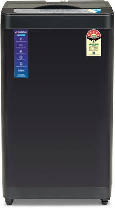Sansui 8 kg 5 Star Fully Automatic Top Load Washing Machine Black