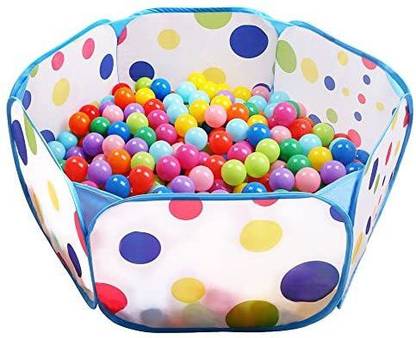 EocuSun Kids Ball Pit Large Pop Up Toddler Ball Pits Tent For Toddlers Girls Boys For Indoor Outdoor Baby Playpen W/ Zipper Sto