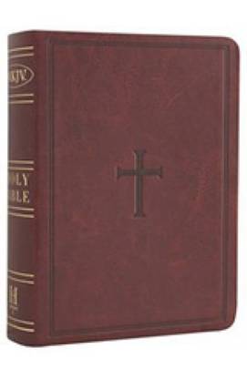 NKJV Large Print Compact Reference Bible Brown LS