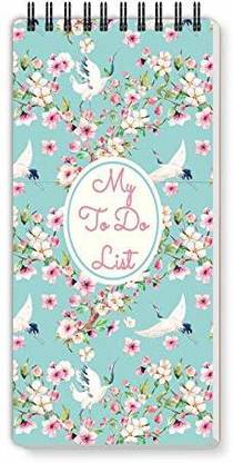 Nourish ToDo List Note Pad Regular Note Pad Ruled 50 Pages