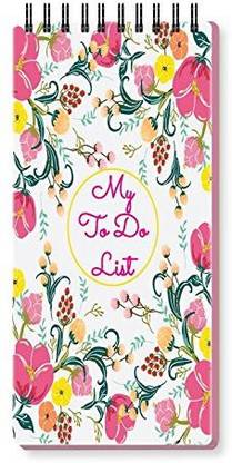 Nourish ToDo List Note Pad Regular Note Pad Ruled 50 Pages