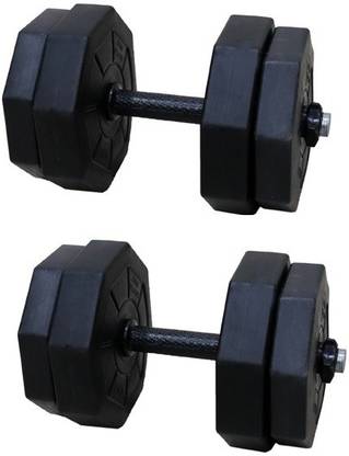 STARX 8kg - 30kg Hexa PVC Dumbbell set Unbrekabale Adjustable Dumbbell