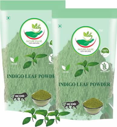 nature pulse 100% Natural Indigo Leaf Powder PACK OF 2 (100 Gm*2 )