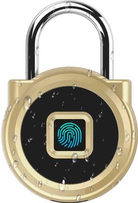 OIDA Digital Padlock IP65 Waterproof Fingerprint Padlock Keyless USB Recharge Padlock
