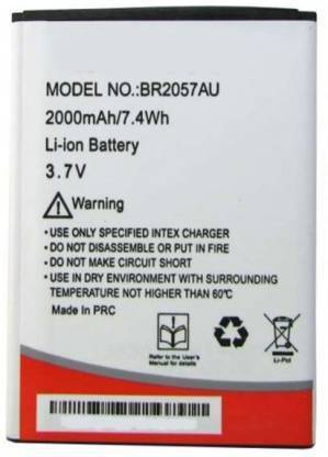 Ginovo Mobile Battery For  Intex INTEX i5 hd