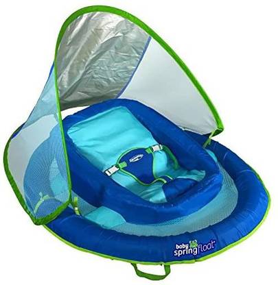 Swimways Corp SwimWays Infant Baby Spring Float with Adjustable Sun anopy -