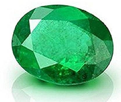 Aanya Jewels Zambian Emerald Stone 5.25 Ratti Lab Certified /Original Emerald Gemstone/Panna Stone (Natural Panna} Emerald Stone