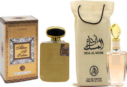 AL FAKHR Attar Al Sultan & Ibda Al Musk Eau De Parfum 100 ml combo Eau de Parfum  -  200 ml