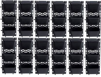 Just Beleaf in vertical garden frame and pots 12 Frame + 36 Pots Plant Container Set