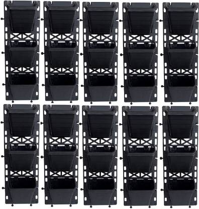 Just Beleaf in vertical garden frame and pots 10 Frame + 30 Pots Plant Container Set