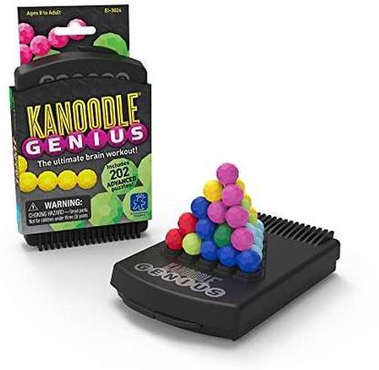 Educational Insights Kanoodle Genius | Brain Twisting 3-D Puzzle Game for Kids, Teens & Adults | Featuring Over 200 Challenges