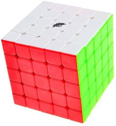 Cyclone Boys Vdealen 63.5mm Speed Cube Stickerless Magic Cube 5x5x5 Puzzles Colorful