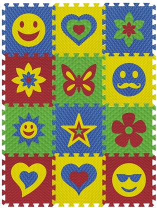 CraftVilla Eva Foam Mat Puzzle for Kids