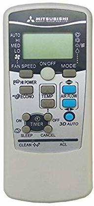 mumax AC REMOTES Compatible with AC136 Remote Controller (White) Mitsubishi Remote Controller