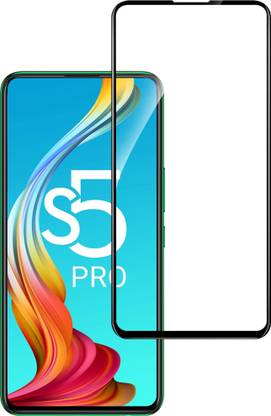 HUPSHY Edge To Edge Tempered Glass for Infinix S5 Pro