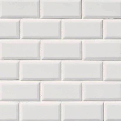 ODELEE 77 cm 3D PLAIN BRICK WHITE STICKER 70 X 77 CM PCK 2 Self Adhesive Sticker