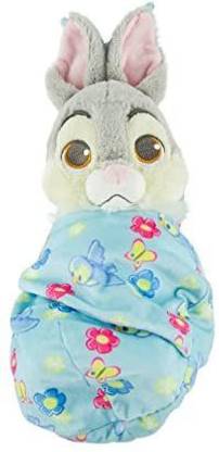 Disney Parks Disney Baby Thumper Bunny Rabbit from Bambi in a Pouch Blanket Plush Doll  - 4.76 inch