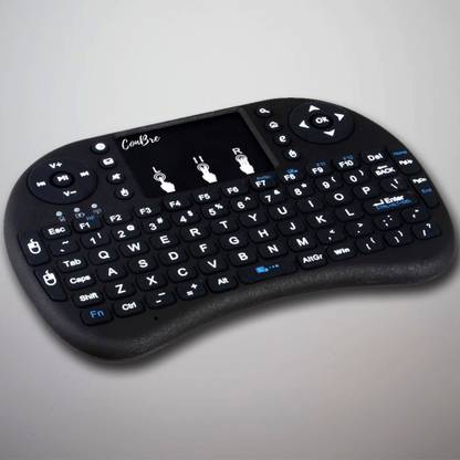 Conbre Airpad i8-s Mini Wireless 2.4G Keyboard with Touchpad Mouse for PC/LAPTOP/COMPUTER /Android TV box/ Smart TV/LCD/LED/OLED Wireless Multi-device Wireless