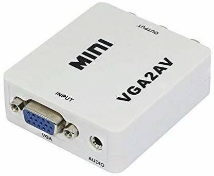 TERABYTE  TV-out Cable VGA to AV/RCA Converter (UP Scaler 1080P)