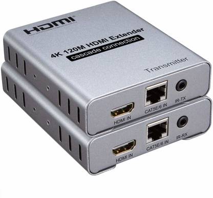 Tobo  TV-out Cable 4k HDMI Extender Over LAN Routers Switchers Ethernet 120M RJ45 TD-437H
