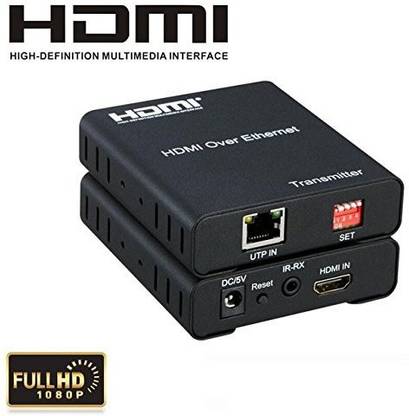 Tobo  TV-out Cable 1080 P HDMI Matrix HDMI Extender 120 mt über TCP/Cat5e/6 Ethernet Kabel