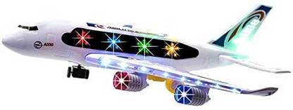 Toysery Airplane Toys for Boys, Airbus A388 Model Airplane, Toy Airplane for Kids with Flash Lights, Robust Toy Plane Kids Toys