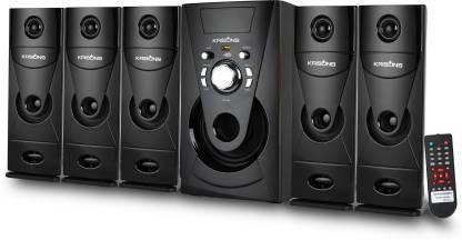 KRISONS Genius-500| USB, AUX, LCD Display, Built-in FM, Recording, Remote Control 60 W Bluetooth Home Theatre