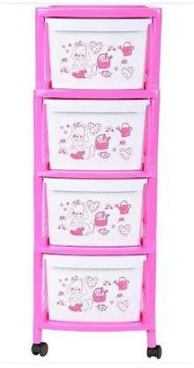 EON KITCH Plastic Free Standing Chest of Drawers