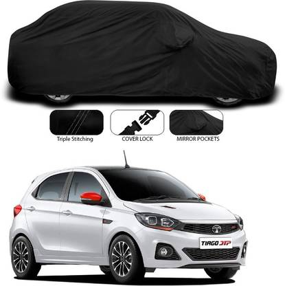 ANTHUB Car Cover For Tata Tiago JTP (With Mirror Pockets)