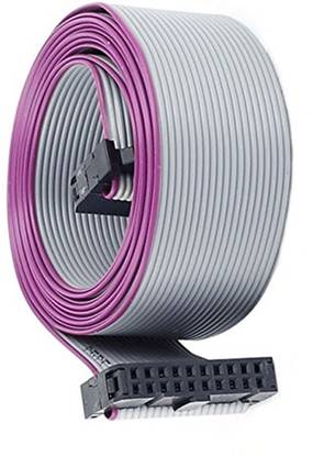 e4u 20 Pin FRC Cable With Female To Female 2.54mm Pitch Connector 60" Long - 1 Piece Electronic Components Electronic Hobby Kit