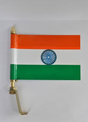 H.M indian flag for car bonnet with rod Rectangle Car Window Flag