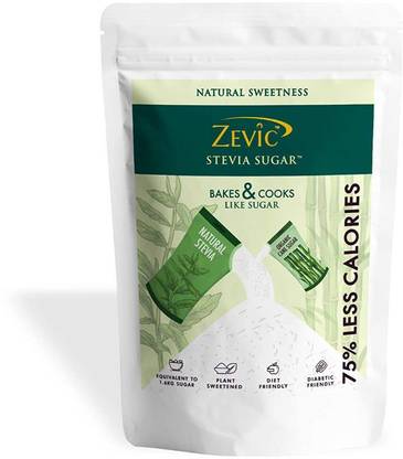 Zevic Stevia Diet Sugar Low Carb 75% Less Calories, Tastes like Diet (Stevia+Sugar) Sugar