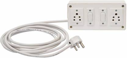 Sophronia 2+2 Extension Board with 2 Switch(3m Wire) 2  Socket Extension Boards