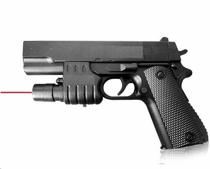 Beebom Small real look PUBG gun with jelly |PUBG Soft Water Bullets Toys Gun Plastic Safe Gun and 6mm Bullets for kids Guns & Darts (Black) Guns & Darts