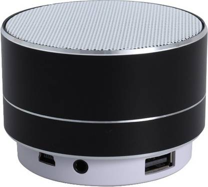 I CALL NAME OF TRUST FM Radio Round Shape Soundbox Subwoofer Wireless Roundness Column Aluminum Alloy A10 Bluetooth Speaker 5 W Bluetooth Speaker