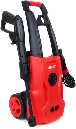 MPT MHPW1403 High Pressure Washer For Car/Bikes and Home CLeaning Purpose(1400W)with Wheels (125 bar, 5m cable) Pressure Washer
