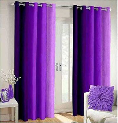 Malawi 150 cm (5 ft) Window Polyester Room Darkening Curtain (Pack Of 2)