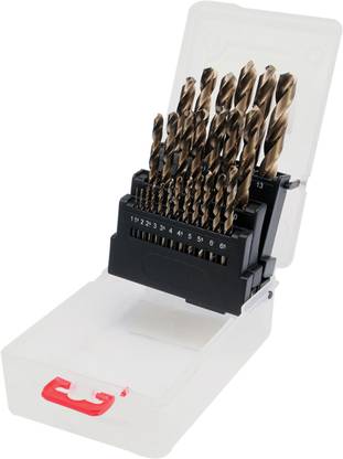 YATO YT-41605 25Pcs Co-Hss Twist Drill Bit Set  It's easy to clean and corrosion resistant