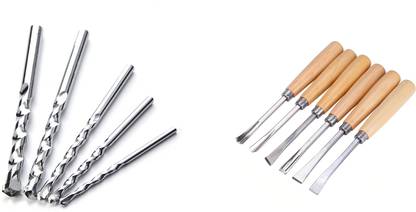 RDX 5Pcs/Set Masonry Masonary Wall Drill Bits Various for Ceramic Tile Marble Concrete Cement Stone Wall 6PCS Wood Working Chisel Carving Chisels Tools Gouge Skew Sculpting Hand Tool Set