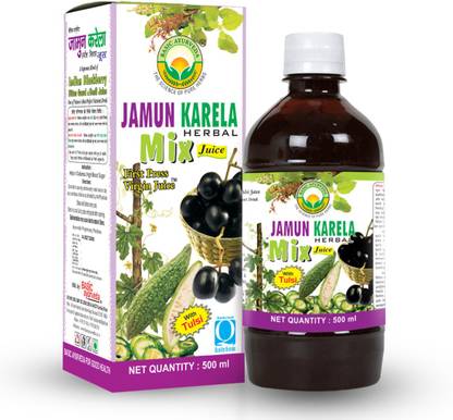 Basic Ayurveda Jamun Karela Herbal Mix Juice