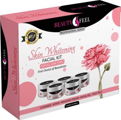 Beauty Feel Skin Whitening Facial kit, Professional Series facial for Glowing Skin