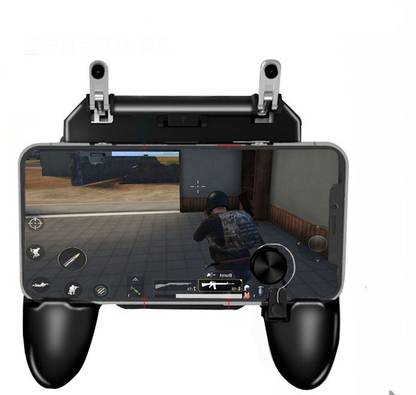 Casa Tech Game-pad Mobile Game Controller and Trigger for PUBG Fortnite Rules of Survival Gaming Grip and Gaming Joysticks for 4.5-6.5inch Android Mobile  Gaming Accessory Kit