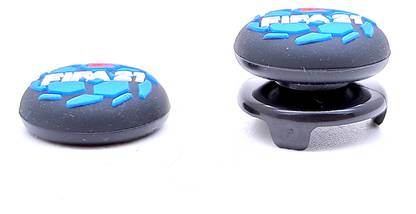 TMG Fifa -21 Theme Analog Controller Thumbgrips Rocker Supercap FPS Extenders Control-Joystick Cap Thumb Grips for PS4, (Play Station 4)Blue / Blue  Gaming Accessory Kit
