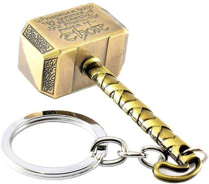 PAWSAM Cool Thor's Hammer 3D Fidget Hand Finger Spinner Keychain Key Chain Key Chain