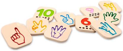 PLAN TOYS Hand Sign Numbers 1 - 10
