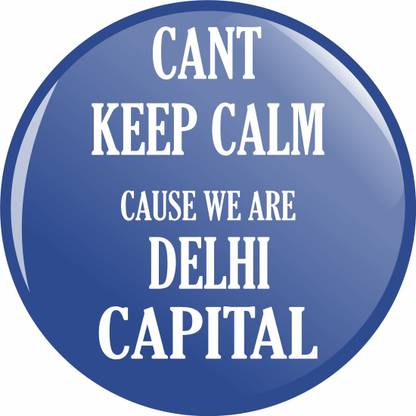 CLICK N HOME Delhi Capitals Ipl Badge Fridge Magnet Design 4 Fridge Magnet Pack of 1