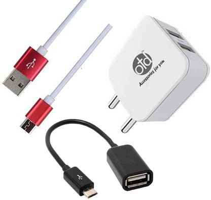 OTD Wall Charger Accessory Combo for Samsung Galaxy J2 (2015), Samsung Galaxy J2 2016, Samsung Galaxy J2 2017, Samsung Galaxy J2 2018