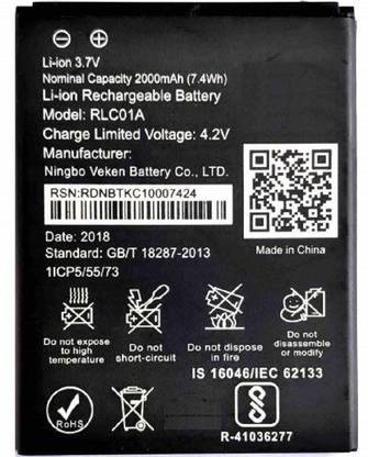 CaseTrendz Mobile Battery For  LYF Flame 1 LS-4503