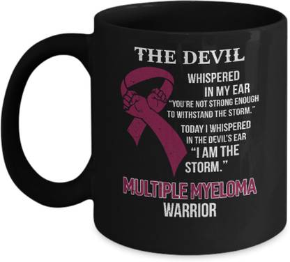 Sky Dot I Am The Storm Support Multiple Myeloma Awareness Warrior Gift Coffee Ceramic Coffee Mug